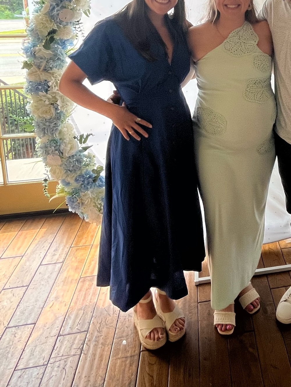 Banana Republic Navy Blue Maxi Dress